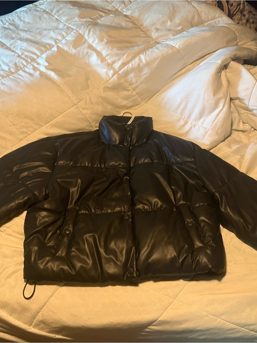 American Eagle Outfitters Black Puffer Jacket